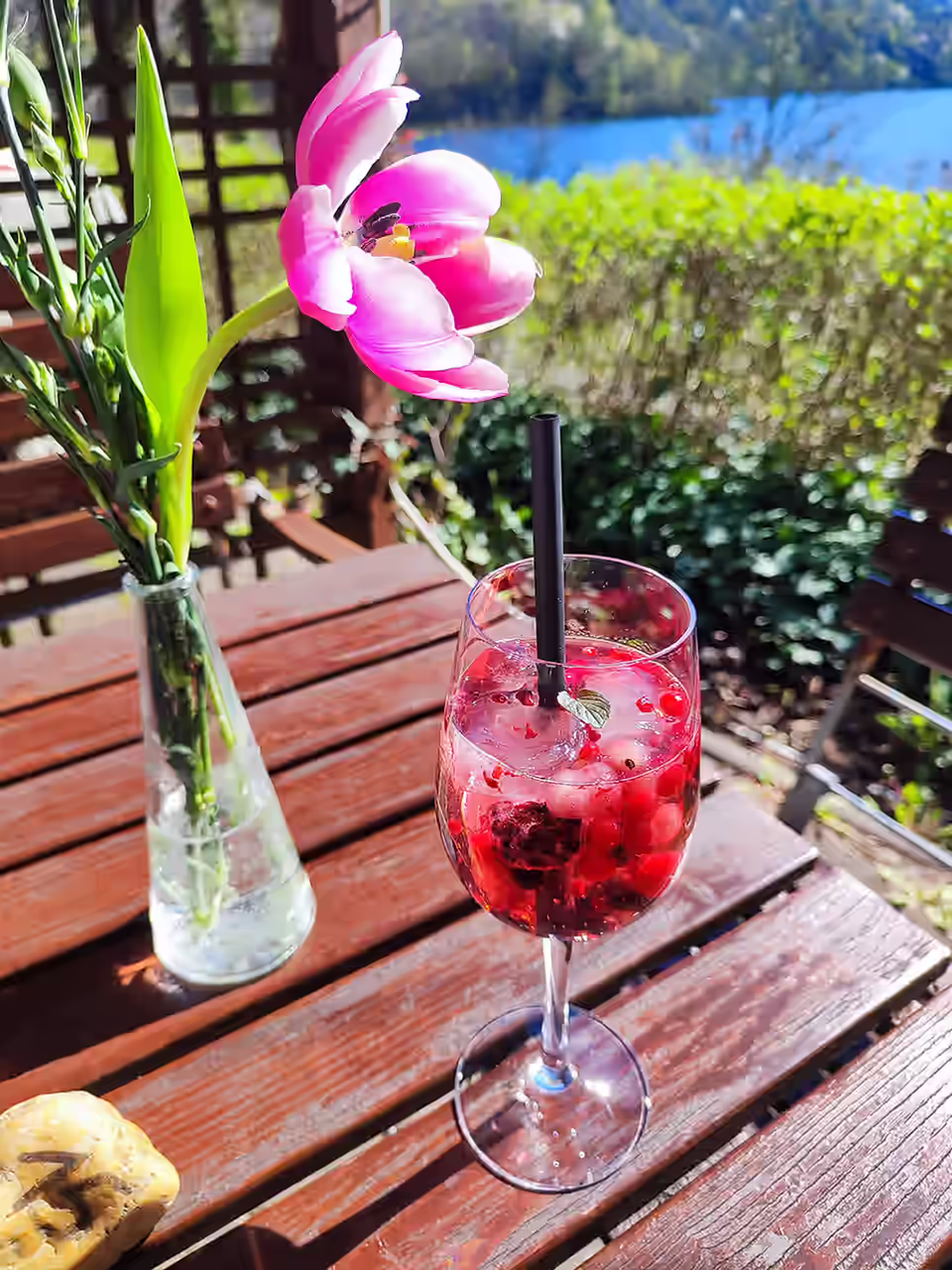Hotel Saalestrand - Getränke - Spritziger Beerencocktail ohne Alkohol