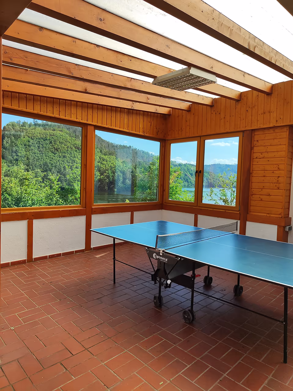 Hotel Saalestrand - Partyraum mit Tischtennisplatte