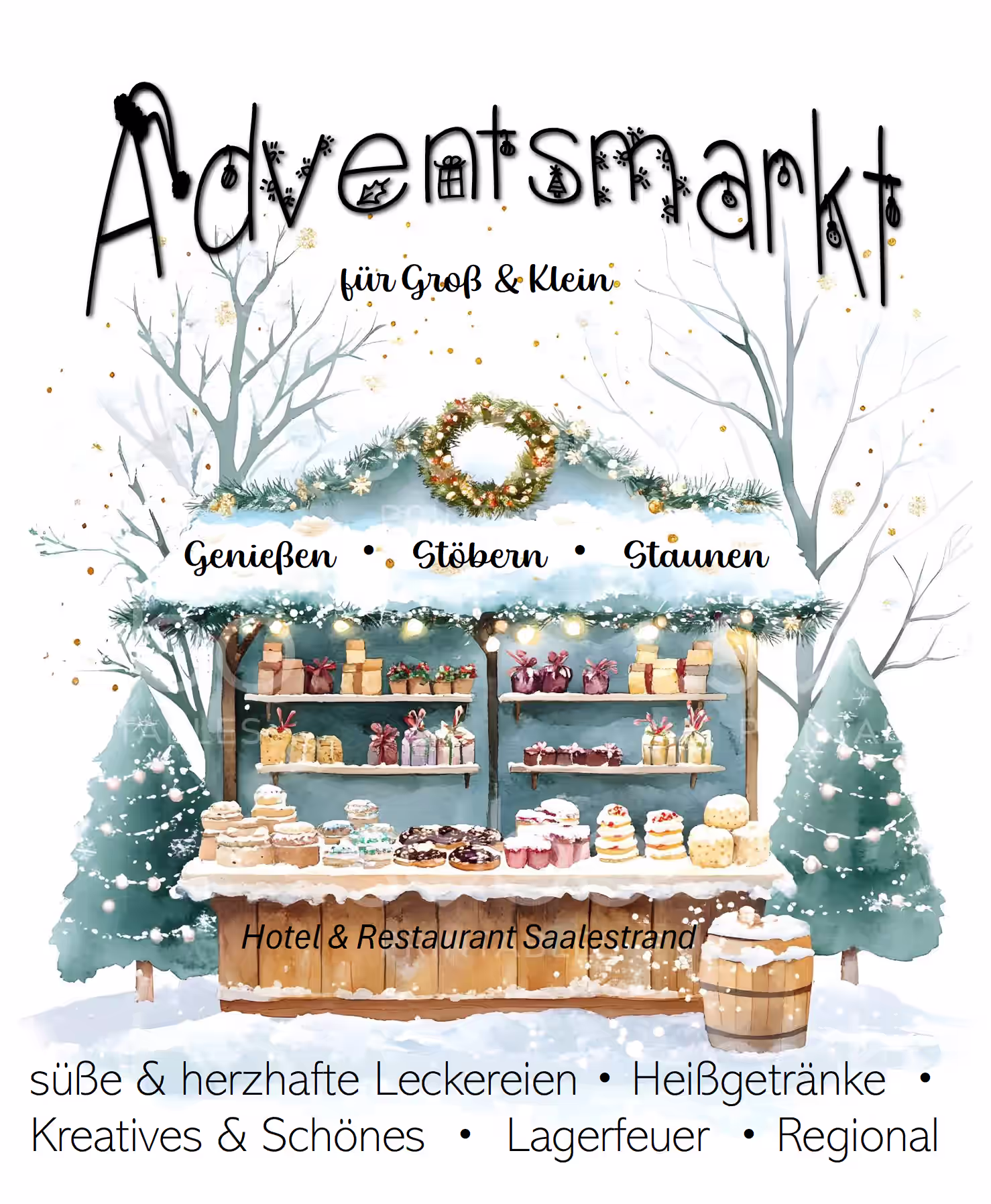Hotel und Restaurant Saalestrand - Veranstaltung - Adventsmarkt für Groß und Klein