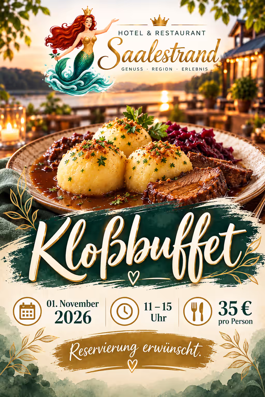 Featured image for “Kloßbuffet am Saalestrand”